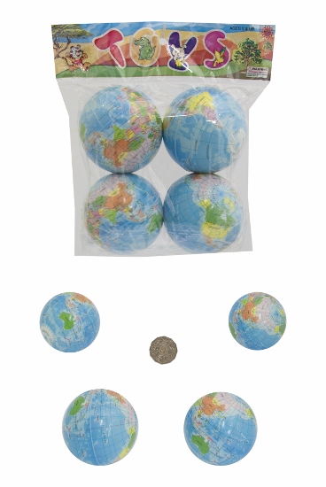 STRESS BALL 75 MM GLOBE STRESS BALL 75 MM GLOBE