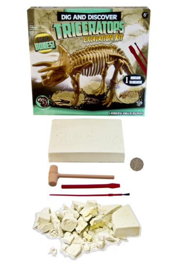 DIG & DISCOVER TRICERATOPS DIG & DISCOVER TRICERATOPS
