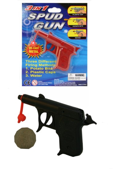 SPUD GUN 3 IN 1 DIE-CAST SPUD GUN 3 IN 1 DIE-CAST