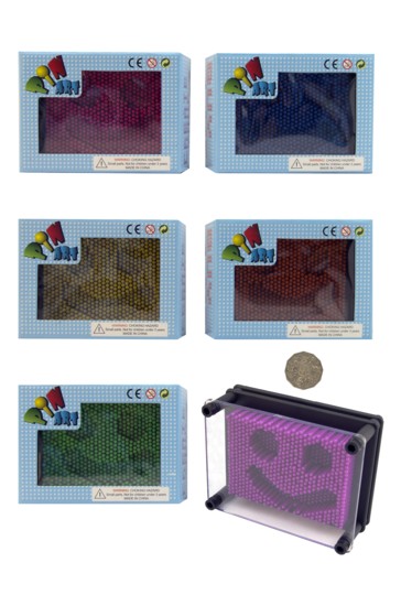 PIN ART 9X13CM COLOURED PLASTIC PIN ART 9X13CM COLOURED PLASTIC