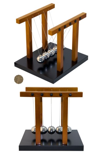 NEWTON CRADLE 22X19X19.5CM 30MM BALL NEWTON CRADLE 22X19X19.5CM 30MM BALL