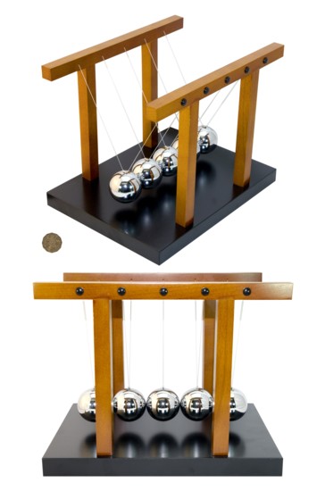 NEWTON CRADLE 31X24X24.5CM 50MM BALL NEWTON CRADLE 31X24X24.5CM 50MM BALL