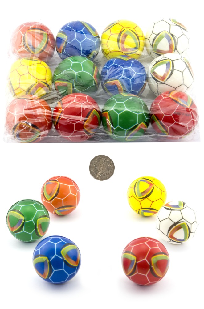 Soccer 63mm stress ball