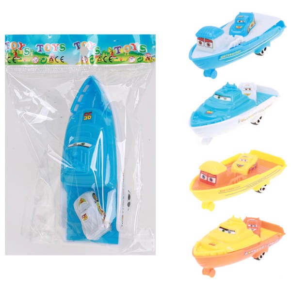 PLASTIC PULL BACK BOAT PLASTIC PULL BACK BOAT