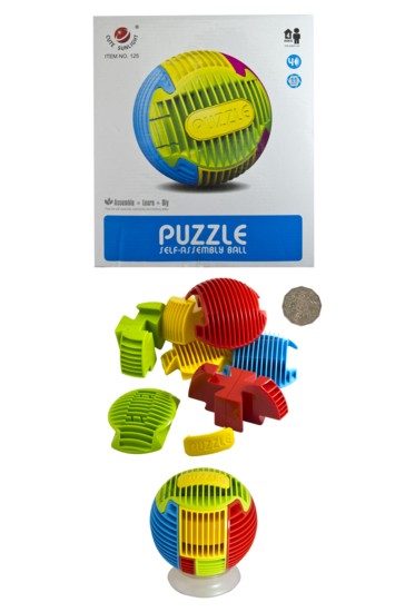 PUZZLE SELF ASSEMBLY BALL PUZZLE SELF ASSEMBLY BALL