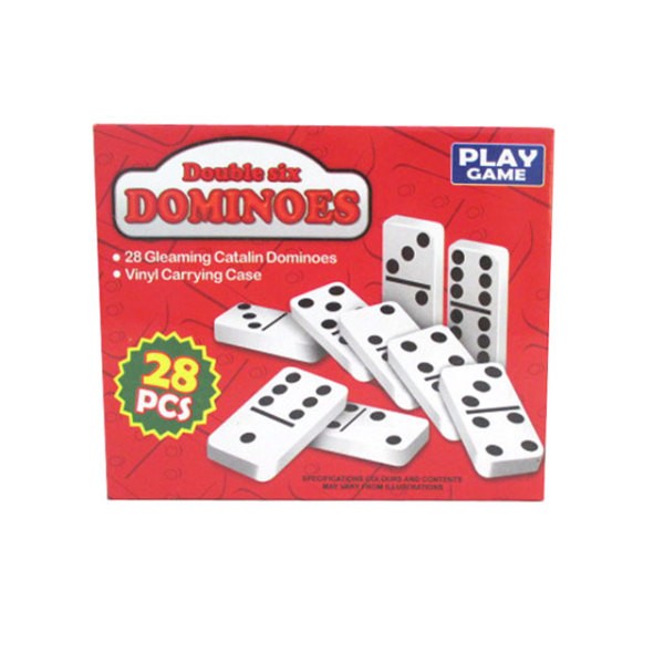 Double six 28 piece domino set - Click Image to Close