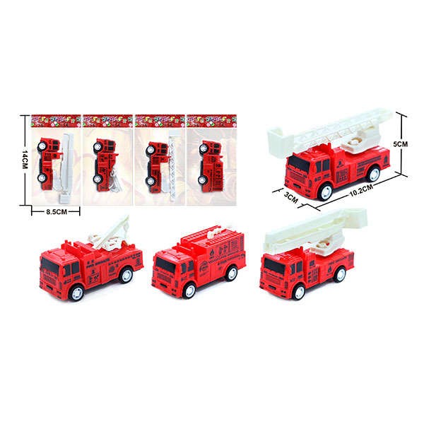 PLASTIC PULL BACK FIRE ENGINE PLASTIC PULL BACK FIRE ENGINE