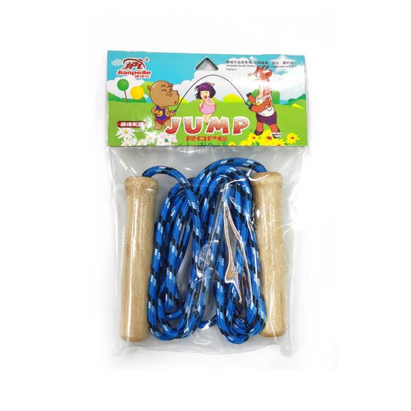 2.6M WOODEN HANDLE SKIPPING ROPE 2.6M WOODEN HANDLE SKIPPING ROPE